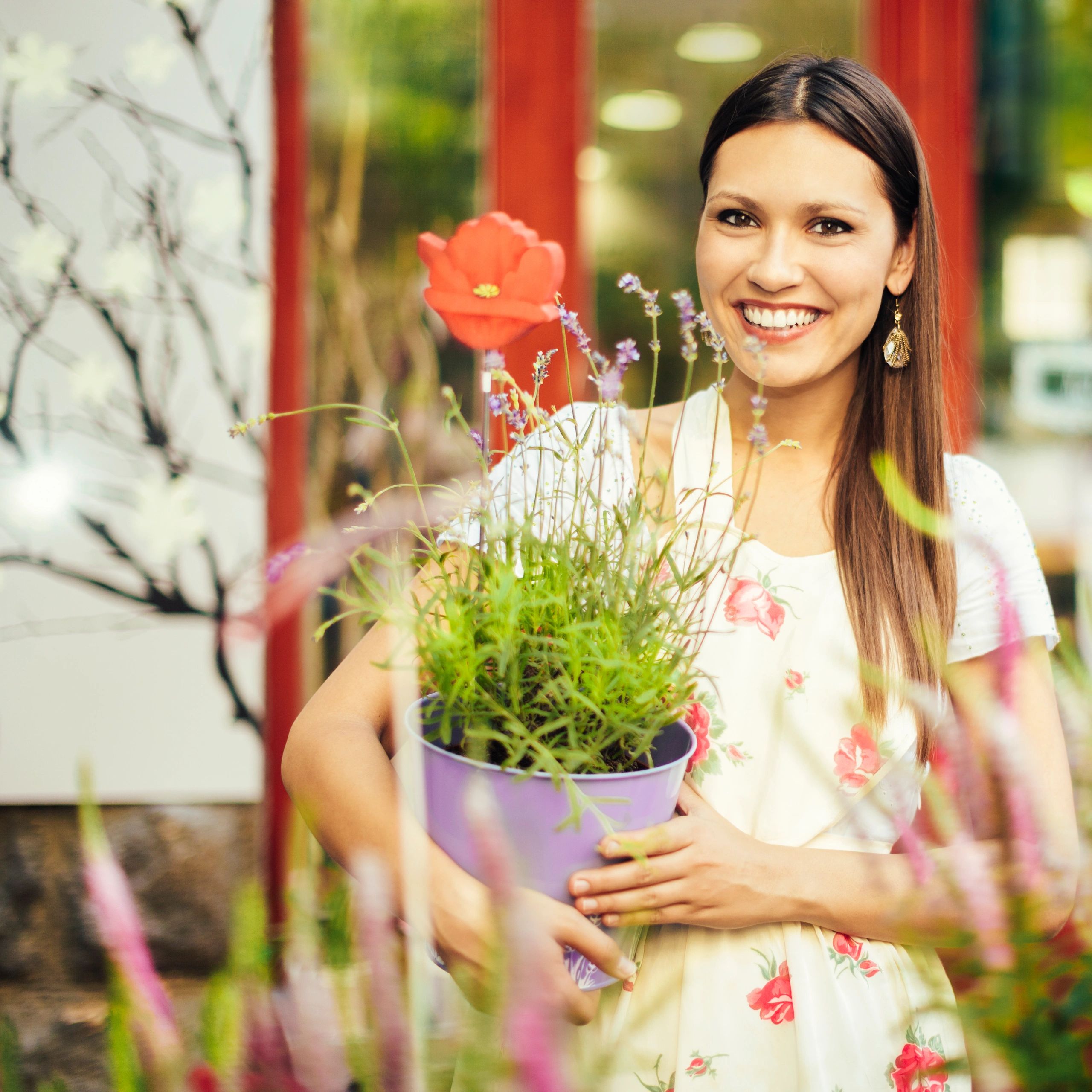 Florist portrait in flower shop